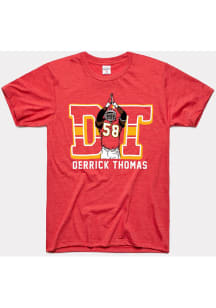 Derrick Thomas Kansas City Red Throwback Short Sleeve Fashion Player T Shirt