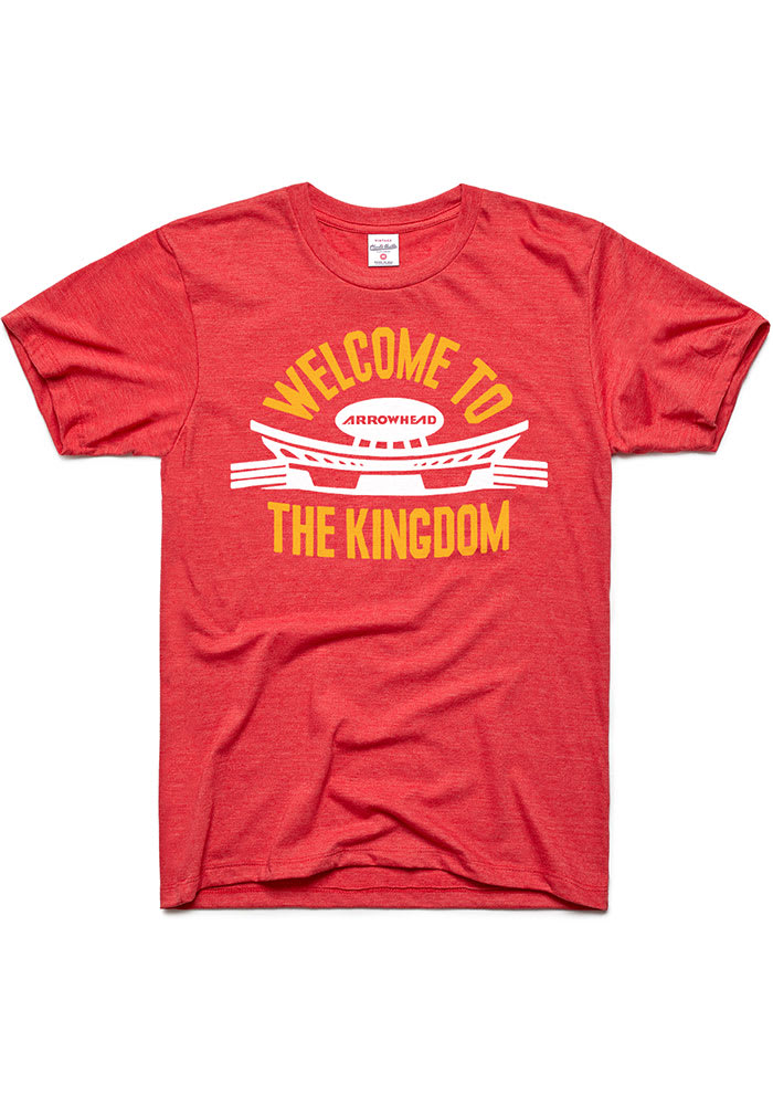 Charlie Hustle Kansas City Red Welcome To The Kingdom Short Sleeve T Shirt