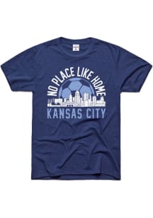Charlie Hustle Sporting Kansas City Navy Blue No Place Like Home Short Sleeve Fashion T Shirt
