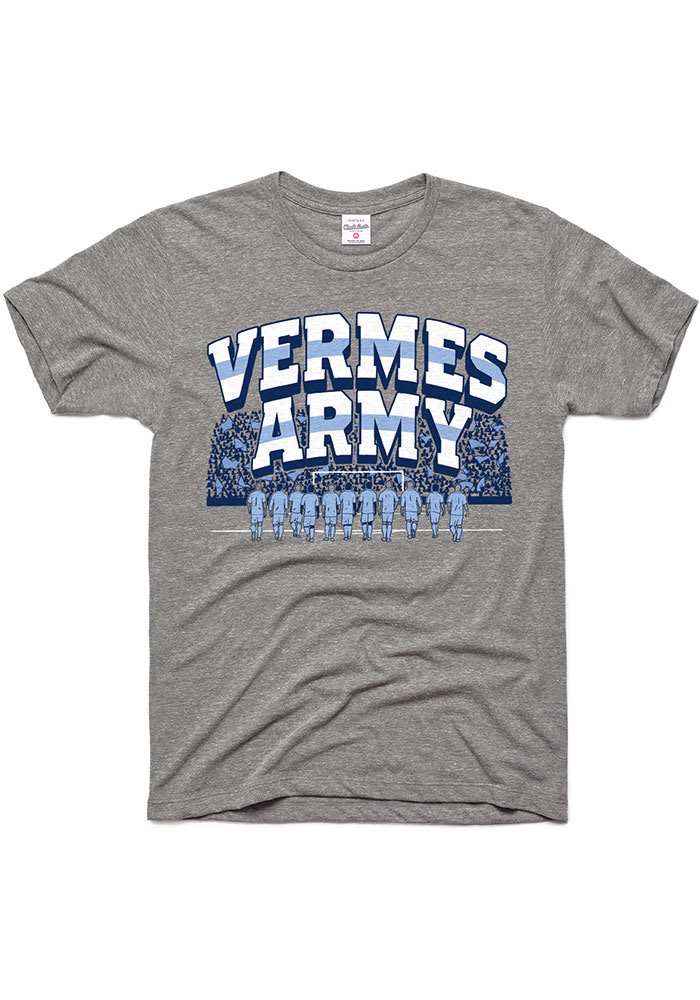 Charlie Hustle Sporting Kansas City Grey Vermes Army Short Sleeve Fashion T Shirt