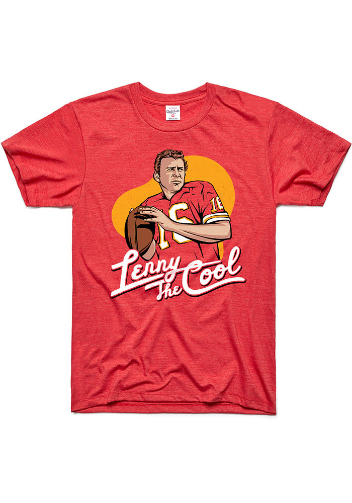Len Dawson Kansas City Chiefs Red Lenny The Cool Short Sleeve Fashion Player T Shirt
