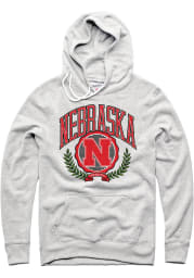 Charlie Hustle Nebraska Cornhuskers Mens Grey Foliage Fashion Hood