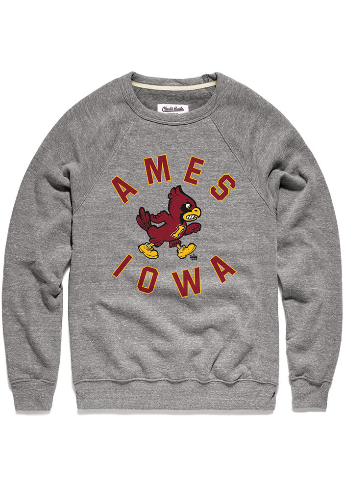 Iowa Cubs Champion Baseball Reverse Weave Pullover Sweatshirt - Gray