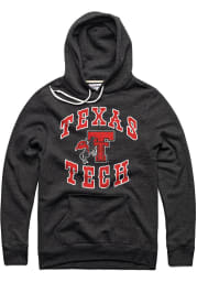 Charlie Hustle Texas Tech Red Raiders Mens Black Vintage Fashion Hood