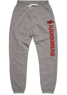 Charlie Hustle Arkansas Razorbacks Mens Grey PE Fashion Sweatpants