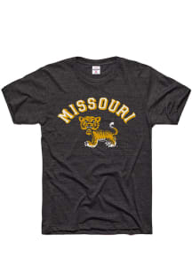 Charlie Hustle Missouri Tigers Charcoal Arch Short Sleeve Fashion T Shirt