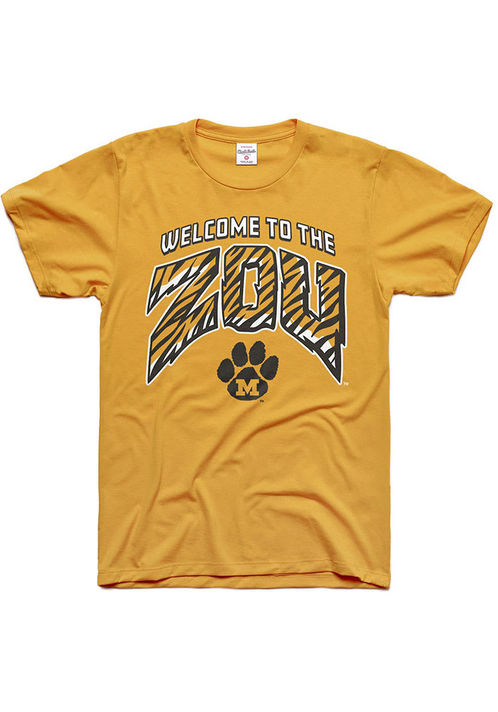 Charlie Hustle Missouri Tigers Gold Tourney The Zou Short Sleeve Fashion T Shirt