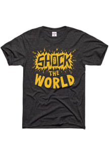 Charlie Hustle Wichita State Shockers Black Tourney Shock The World Short Sleeve Fashion T Shirt