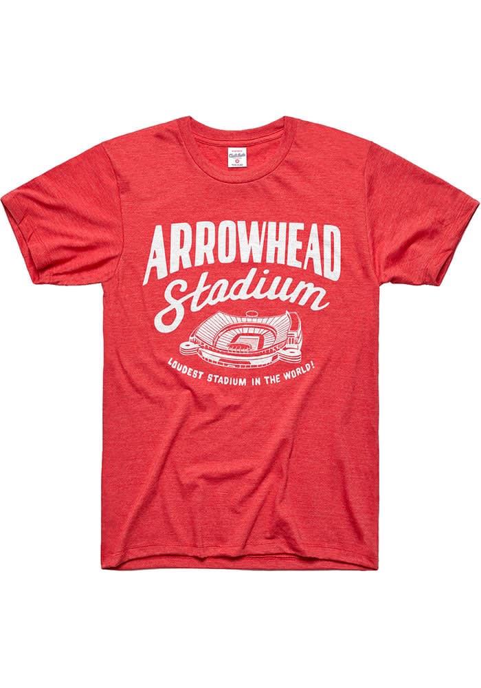 Charlie Hustle Kansas City Chiefs Arrowhead Stadium Kingdom T-Shirt