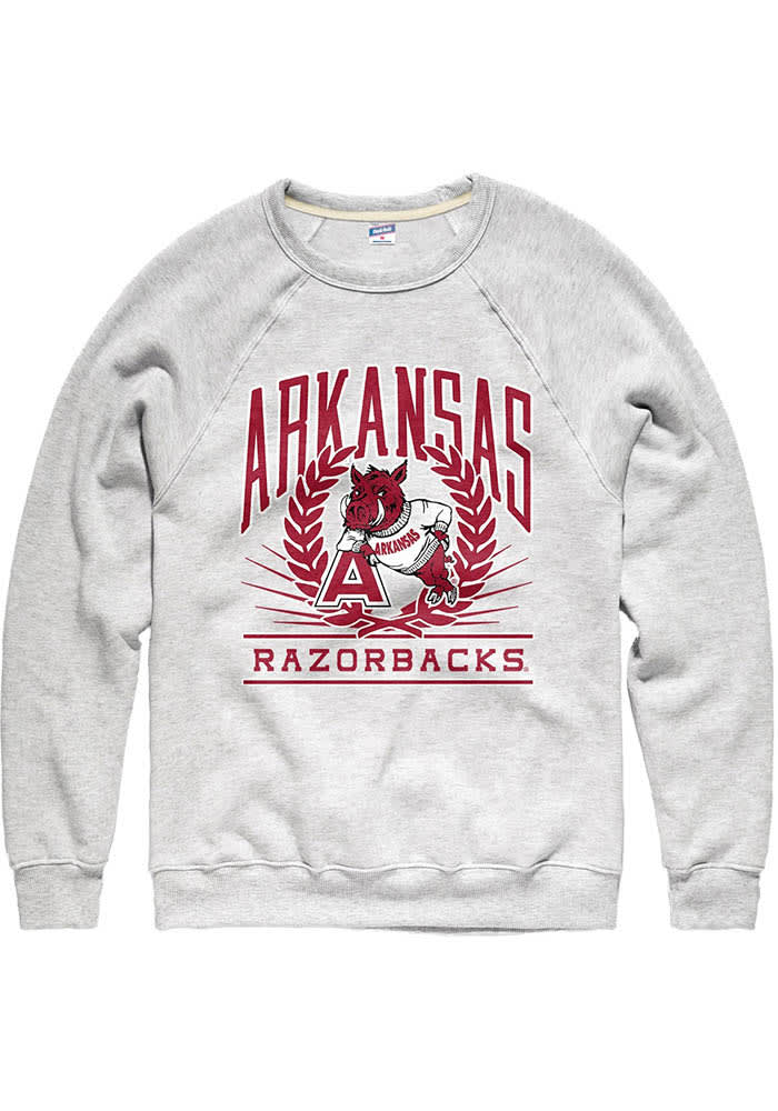 Charlie Hustle Arkansas Razorbacks Mens Mascot Seal Long Sleeve Fashion