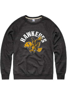 Mens Iowa Hawkeyes Black Charlie Hustle Banner Fashion Sweatshirt