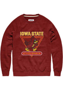 Charlie Hustle Iowa State Cyclones Mens Crimson Victory Long Sleeve Fashion Sweatshirt