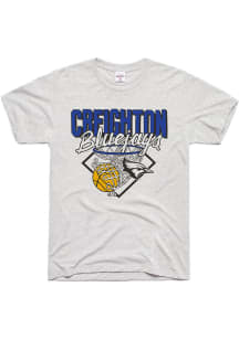 Charlie Hustle Creighton Bluejays Grey Nothin But Net Short Sleeve Fashion T Shirt
