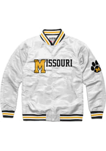 Charlie Hustle Missouri Tigers Mens White Varsity Light Weight Jacket