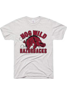 Charlie Hustle Arkansas Razorbacks Ash Hog Wild Short Sleeve Fashion T Shirt