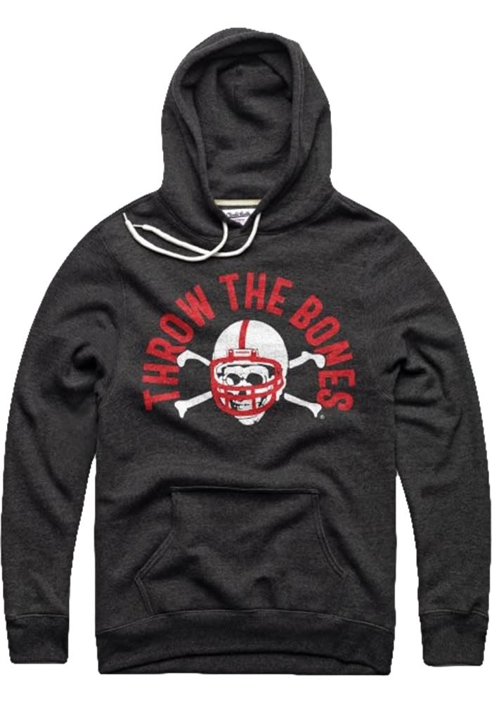 Charlie Hustle Mens BLACK Nebraska Cornhuskers Throw The Bones