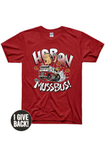 Eric Musselman  Arkansas Crimson Charlie Hustle Muss Bus Basketball Short Sleeve Fashion T Shirt
