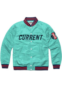 Charlie Hustle KC Current Mens Teal Varsity Light Weight Jacket