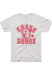 Charlie Hustle Houston Cougars Ash Coogs House Short Sleeve Fashion T Shirt