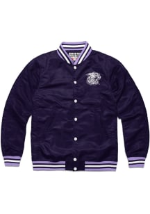 Charlie Hustle K-State Wildcats Mens Purple Varsity Light Weight Jacket