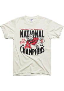 Charlie Hustle Arkansas Razorbacks White 1994 Champs Vintage Triblend Short Sleeve Fashion T Shirt