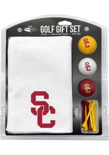 White USC Trojans Microfiber 16x40 Golf Gift Set
