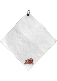 White Minnesota Golden Gophers Microfiber 15x15 Golf Towel