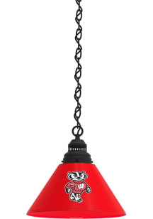 Black Wisconsin Badgers Mascot Single Billiard Lamp