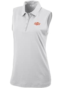 Columbia Oklahoma State Cowboys Womens White Heat Seal Tend the Ball Tank Top