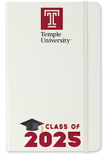 Temple Owls Class of 25 team logo Notebook and Folder - White