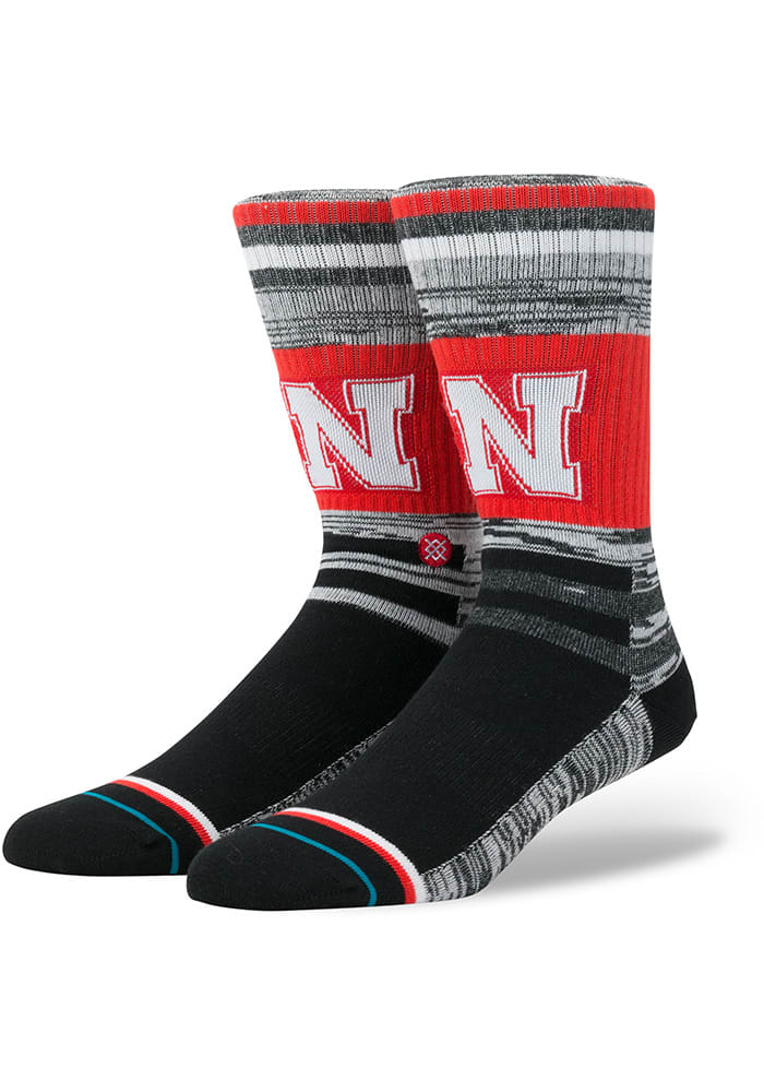 Nebraska Cornhuskers Stance Varsity Mens Crew Socks