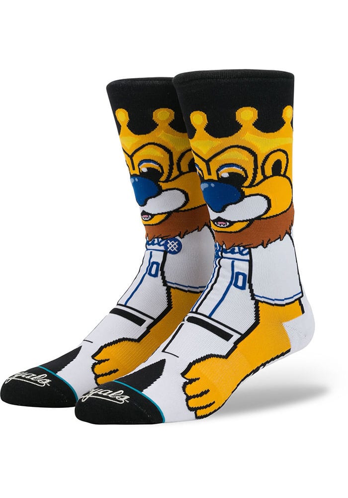 Slugger Kansas City Royals Mascot Mens Crew Socks
