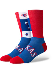 Texas Rangers Pop Fly Mens Dress Socks