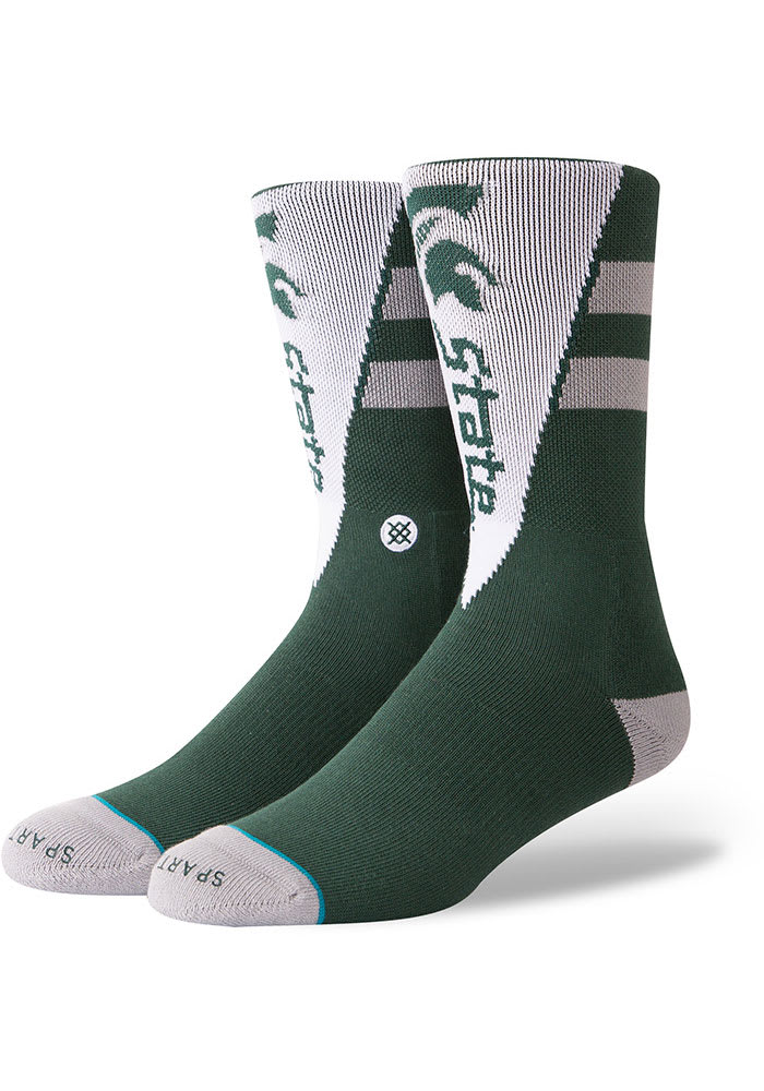 Michigan State Spartans Stance Pennant Mens Crew Socks