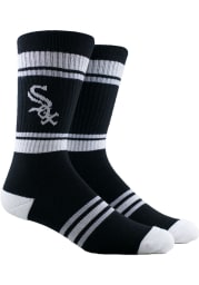 Chicago White Sox Stripe Mens Crew Socks