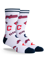 Cleveland Indians Mix Mens Crew Socks