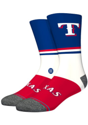 Texas Rangers Stance Color Mens Crew Socks