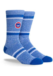 Chicago Cubs Cooper Stripe Mens Crew Socks