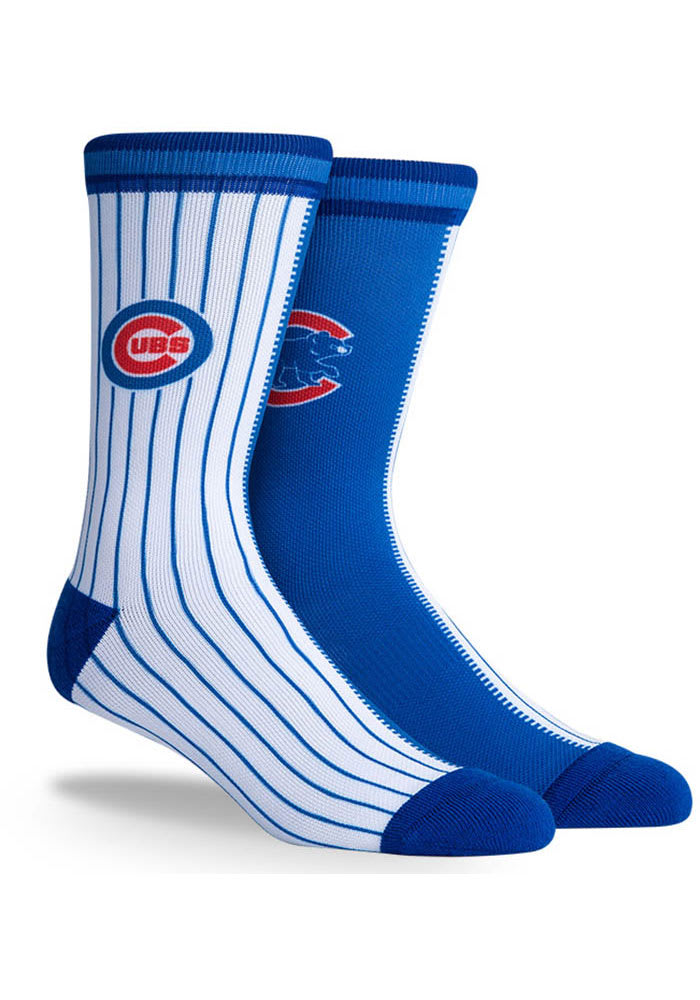 Chicago Cubs Split Mens Crew Socks
