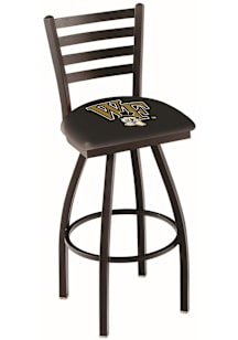 Wake Forest Demon Deacons High Back Swivel Pub Stool - Black