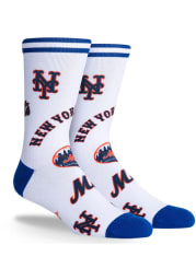 New York Mets Mix Up Mens Crew Socks
