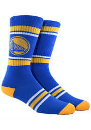 Golden State Warriors Stripe Mens Crew Socks