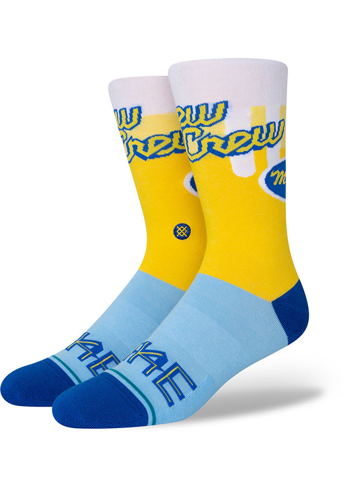 Milwaukee Brewers Stance City Connect Casual Mens Crew Socks