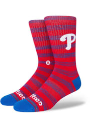 Philadelphia Phillies Stance Twist Mens Crew Socks
