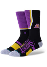 Los Angeles Lakers Stance Shortcut 2 Mens Crew Socks