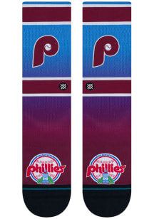 Philadelphia Phillies Stance Cooperstown 23 Mens Crew Socks