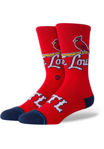St Louis Cardinals Stance City Connect 2024 Mens Crew Socks