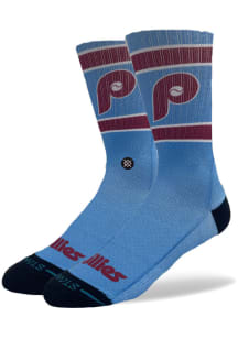 Philadelphia Phillies Stance Cooperstown Print Mens Crew Socks