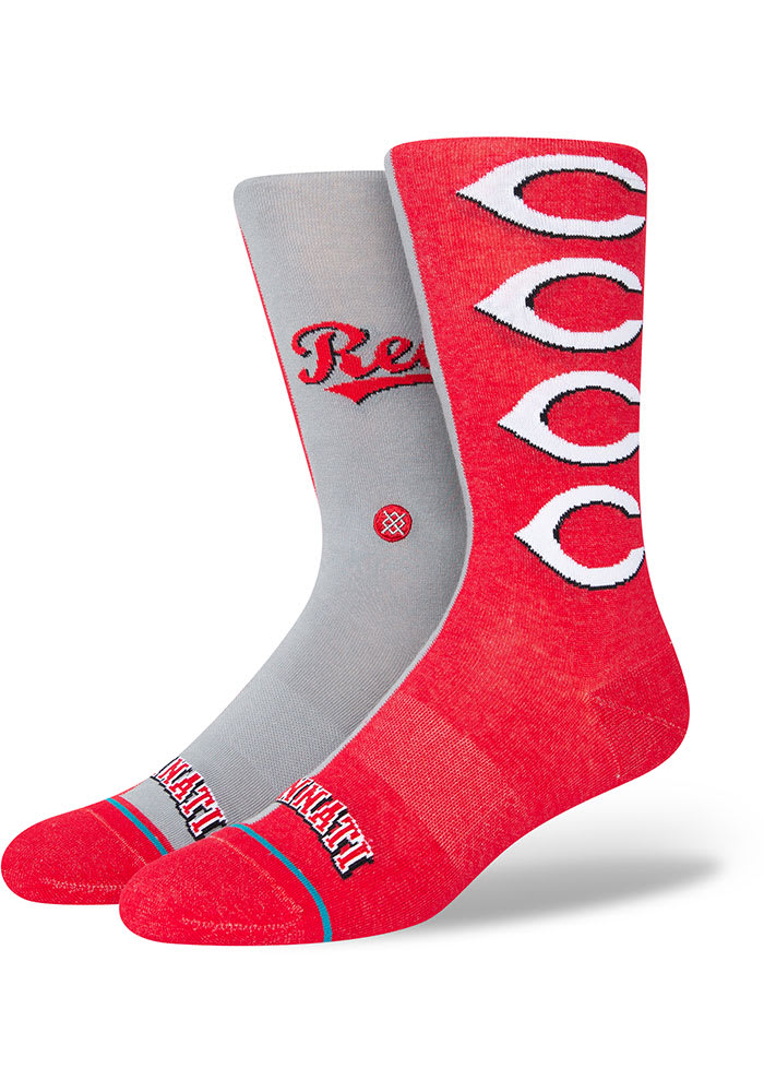 Cincinnati Reds Stance Split Mens Crew Socks