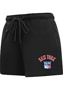 Pro Standard New York Rangers Womens Black Classic Chenille Shorts